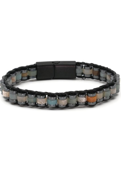 Amazonit ve Hematit Doğal Taş Bileklik SPF-A-009 fiyatları