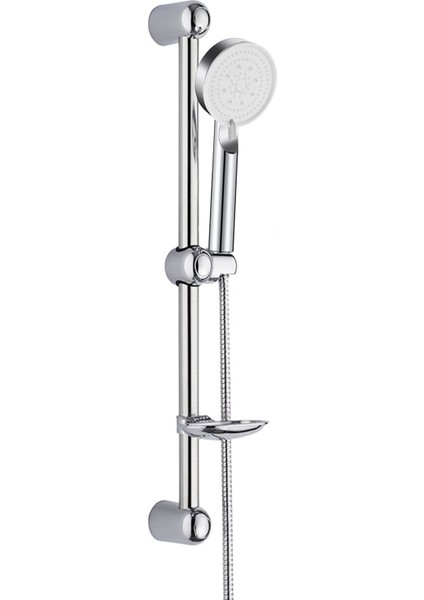 Beyaz Sürgülü 5 Fonksiyonlu Başlıklı Banyo Duş Seti Beyaz Mix Banyo Lavabo Bataryası Seti Garantili fiyatları