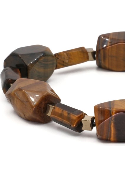 Kaplan Gözü Hematit Doğal Taş Bileklik SPF-A-029 fırsatları