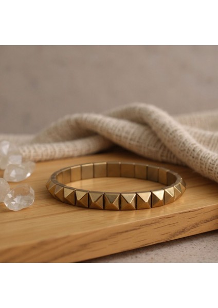 Hematit Doğal Taş Bileklik SPF-A-025