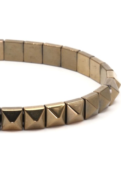 Hematit Doğal Taş Bileklik SPF-A-025 modelleri