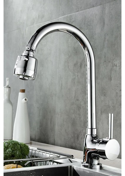 3 Fonksiyonlu Oynar Başlıklı Krom Çubuk Kol Mutfak Evye Bataryası modelleri