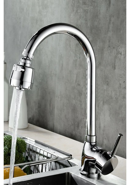 3 Fonksiyonlu Oynar Başlıklı Krom Çubuk Kol Mutfak Evye Bataryası fırsatları