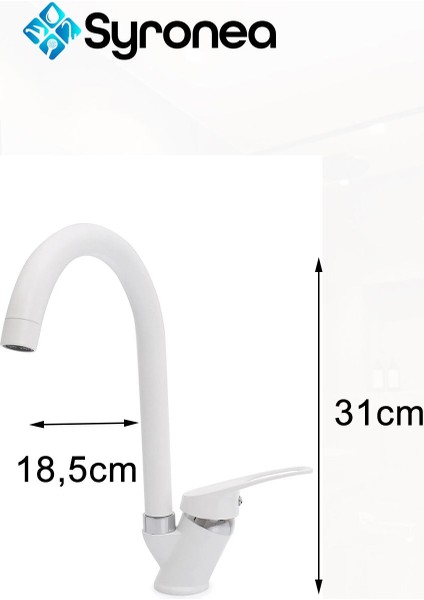Beyaz Mix Banyo Duş Bataryası Aç Kapa Lavabo Batayası Seti 2 Parça Musluk Banyo Yenileme Seti fiyatları