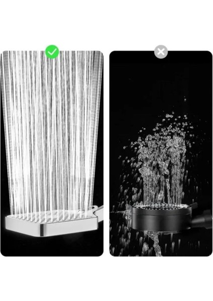 Ocean Beyaz Geniş Çoklu Noozle Banyo Duş Başlığı Yeni Nesil modelleri