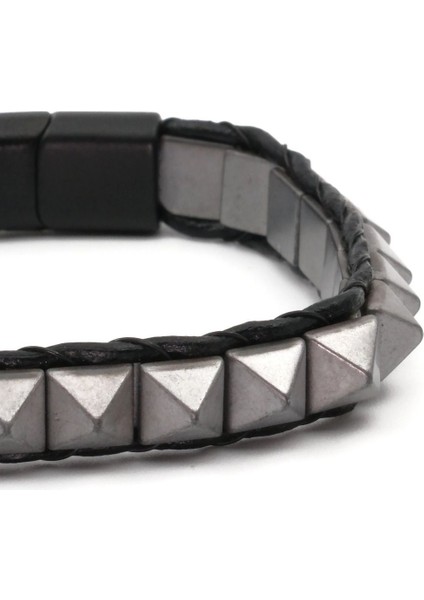 Hematit Doğal Taş Bileklik SPF-A-022 modelleri