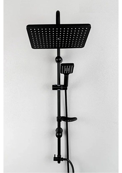 Siyah Dolina Robot Yağmurlama Tepe Duş Seti 2 Fonksiyonlu Yeni Nesil Duş Başlığı Seti fiyatları
