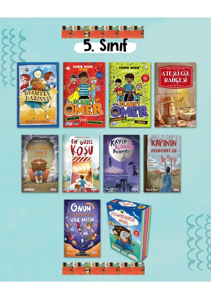 5.sınıf-En Uzun Uyku, En Güzel Koşu, Kapının Ardındaki Sır, Kayıp Rüyanın PEŞINDE(10KİTAP)