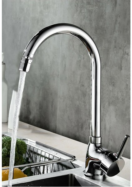 Delta Mutfak Evye Bataryası 360 Derece Döner Başlıklı Sıcak Soğuk Girişli