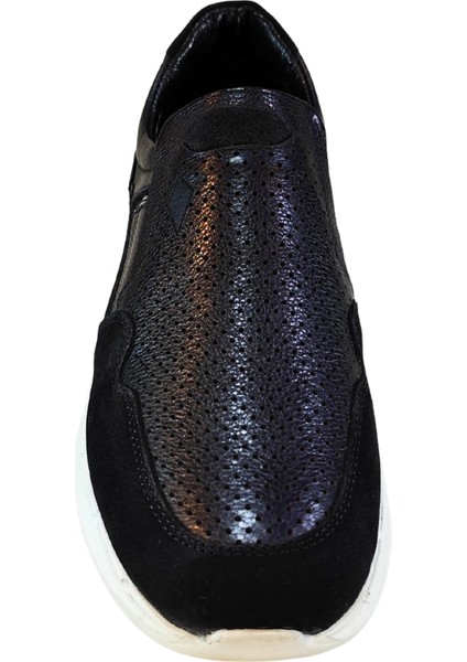 Erkek Hakiki Tabaka Deri Lastik Bantlı Sneakers Ayakkabı 25WM0308 modelleri