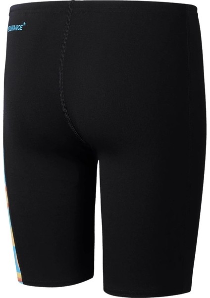 Digi Allover Panel Jam-Mer Erkek Çocuk Yüzücü Mayosu Siyah-Mavi modelleri