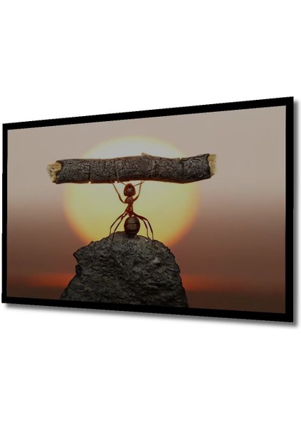 Şık Ahşap Karınca Temalı Yatay Duvar Dekoru, Modern ve Sıcak Dokunuş indirimleri