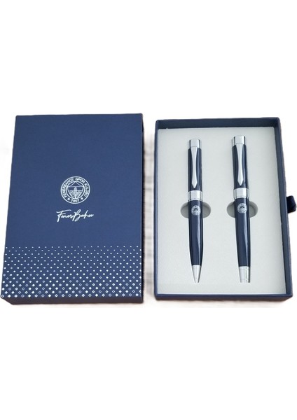 -Fenerbahçe Dolmakalem & Tükenmez Kalem Premium Set 612445