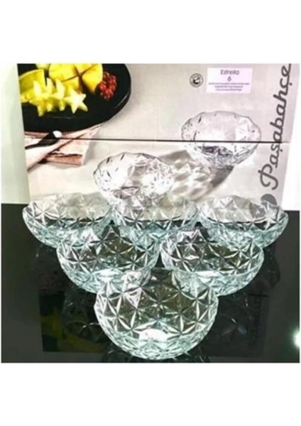 6'lı Cam Salata ve Sunum Kasesi, 12 Cm, Şık ve Kullanım Kolaylı. fiyatları