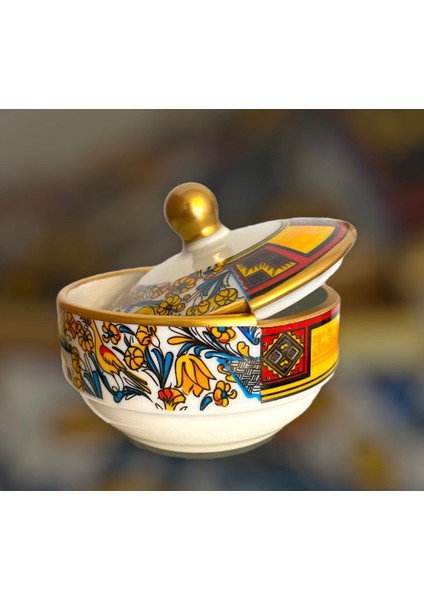 Porselen Kapaklı Şekerlik Cng Serisi
