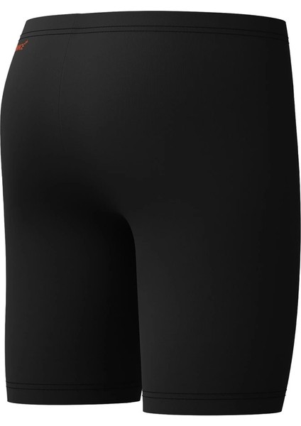 Digi Allover Panel Jam-Mer Erkek Çocuk Yüzücü Mayo Siyah-Turuncu indirimleri