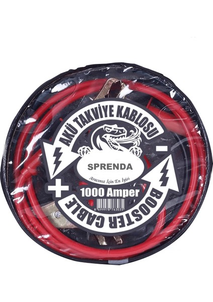Akü Takviye Kablosu Çantalı Araç Oto Kalın Kaliteli Kablo 1000 Amper modelleri