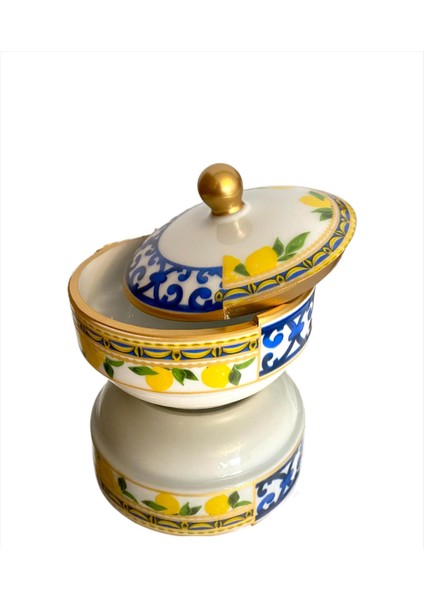 Porselen Kapaklı Şekerlik Lmn Serisi