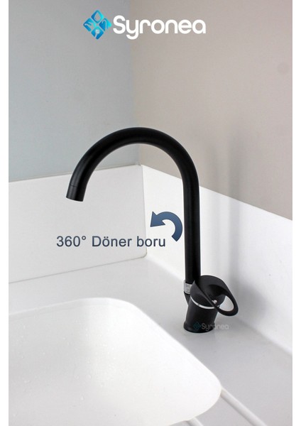 Yukon Siyah Mutfak Eviye Bataryası Mix Aç Kapa Musluk modelleri