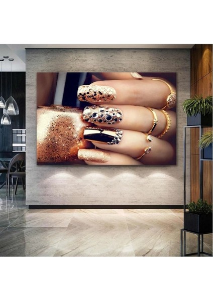 Renkli Kanvas Tablo, Güzellik ve Dekor Için Şık ve Canlı Tasarım AR03082