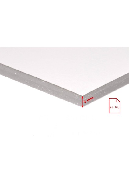 (70 *100 cm ) 3 mm Beyaz Maket Kartonu ( 3 Adet ) fiyatları