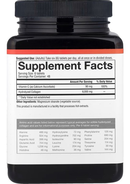 Collagen 6,000 Mg 290 Tablet fiyatları