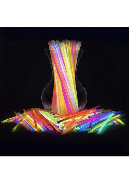 Fosforlu Kırılan Çubuklar, 50 Adet, Kahverengi, Parlak ve Eğlenceli Detaylar Içerir