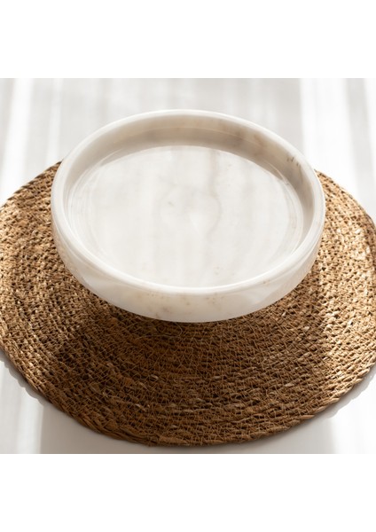 Gaudia Mermer 22CM Kek & Pasta & Kurabiye Sunumluğu - Ayaklı Kek Standı - Ayaklı Sunumluk - Ayaklı Tepsi - Beyaz Gri Damarlı Mermer Sunumluk indirimleri