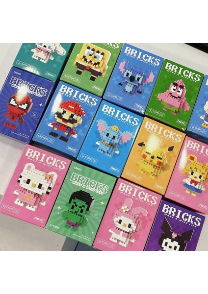 Sanrio My Melody 3D Bricks Karakter Figür – Mikro Yapı Puzzle Oyuncak | Fancy Space modelleri