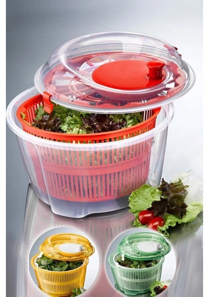 Kollu Salata ve Sebze Kurutucu, Mutfak Için Pratik ve Kolay Kullanım fiyatları