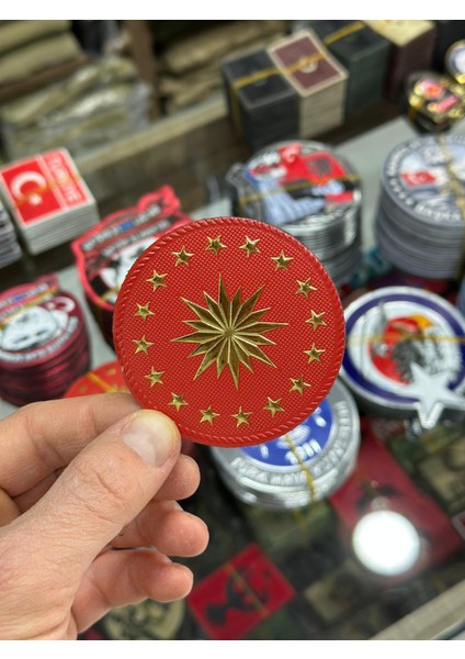 Cumhurbaşkanlığı Arması 3 Boyutlu Lazer Kesim Patch (Peç)