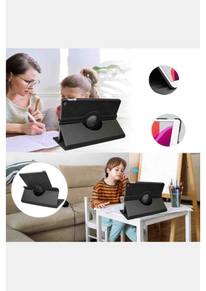 Redmi Pad 2 Uyumlu 11 Inç 360 Dönebilen Suni Deri Tablet Kılıfı indirimleri