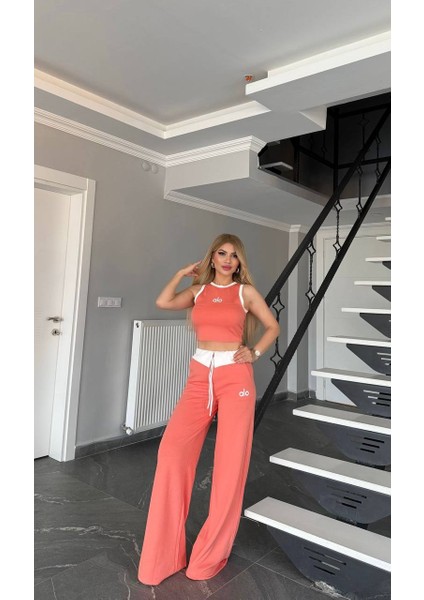 Kadın Kaliteli Lüks Giyim Modal Kumaş Esnek Licralı Bol Paça Takım fiyatları