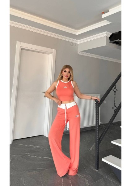 Kadın Kaliteli Lüks Giyim Modal Kumaş Esnek Licralı Bol Paça Takım modelleri