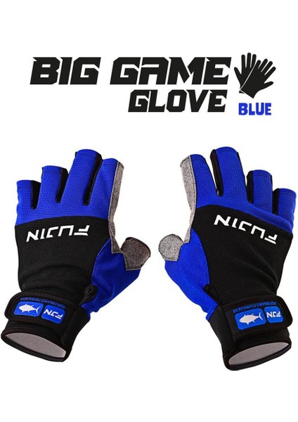 Pro Angler S24 Big Game Gloves Blue