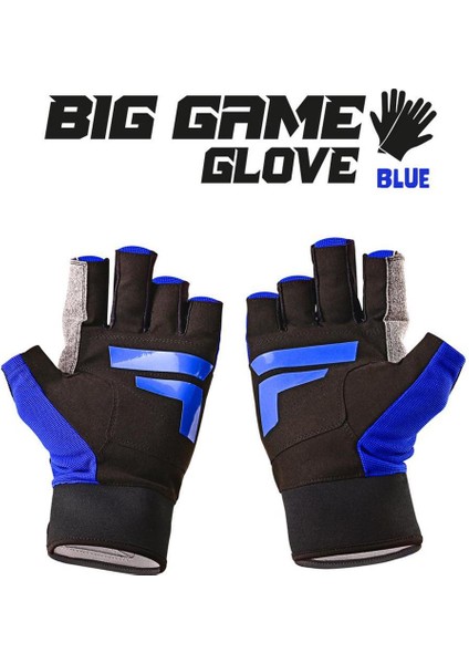 Pro Angler S24 Big Game Gloves Blue modelleri