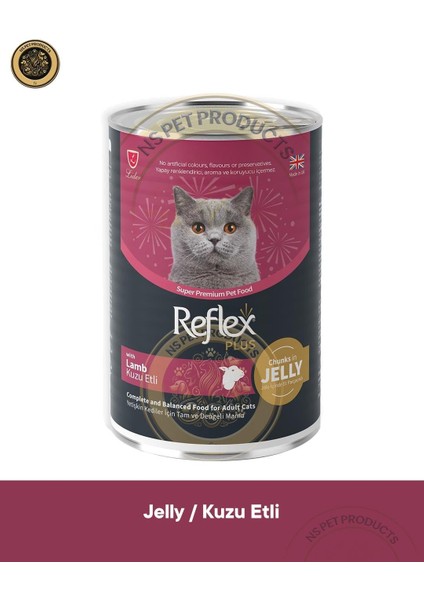 Plus Jöle Içinde Et Parçacıklı Kuzu Etli Yetişkin Kedi Maması 3X400GR fiyatları