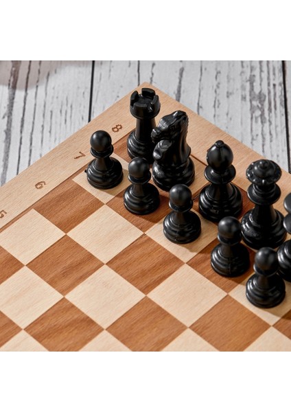 Ahşap Satranç Dama Dokuztaş 3 Oyun 1 Kutuda Oyun Seti indirimleri