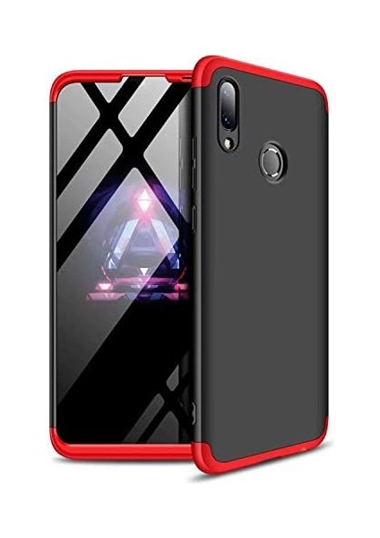 P Smart 2019 Için Kılıf Double Dip 360 Protective Siyah Kırmızı [p Smart 2019 ile Uyumlu Kılıf - Kırmızı] modelleri