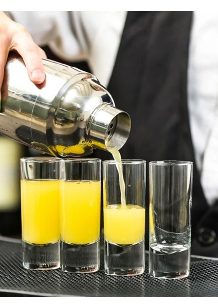 Turuncu 6'lı 70ML Shot ve Likör Bardağı Seti, Şık ve Kullanışlı Içki Kadehleri modelleri