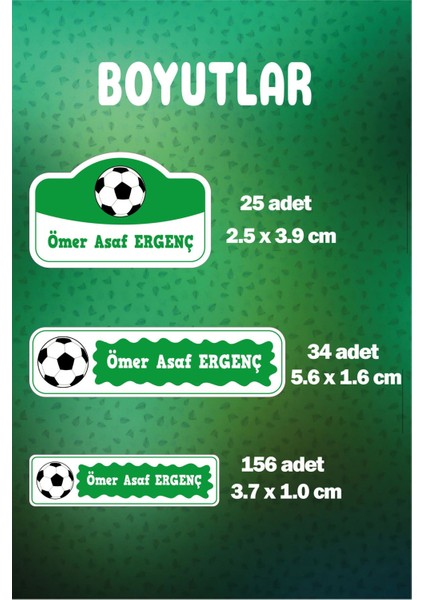 Isme Özel Okul Etiketi Kalem Defter Etiketi Sticker Kız Çocuk Futbol Figürlü Isim Etiketi fiyatları