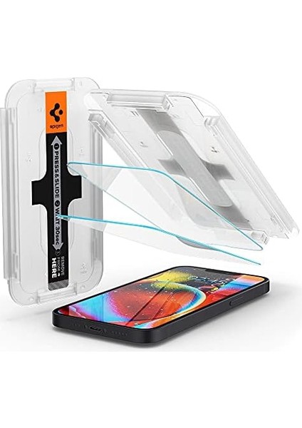 iPhone 13 Mini Cam Ekran Koruyucu Kolay Kurulum Glas.tr Ez Fit (2 Adet) - AGL03396 modelleri