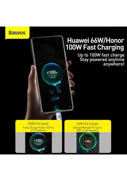 Crystal Shine 100W Type-C To Type-C Kablo - 1.2 Metre, Mor Renk, Hızlı Şarj ve Veri Transferi, Örgülü Dayanıklı Tasarım, Usb-C Power Delivery Uyumluluğu fiyatları