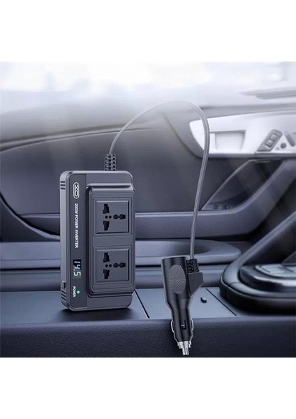 CZ011 200W Araç Inverteri, 200W Sürekli Güç, 220V Ac Çıkış, Usb-C Pd 20W + 2x fiyatları