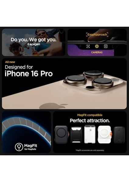 iPhone 16 Pro Ince Magsafe Kılıf Ultra Hybrid Sararma Karşıtı Duraclear™ Hava Kanalı Teknolojisi™ Askeri Sınıf Koruma Magfit Rose Şeffaf Kapak - ACS08695 modelleri
