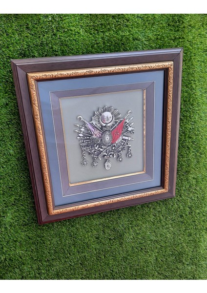 Osmanlı Tuğrası Devlet Arması Dekoratif Cam Tablo fırsatları