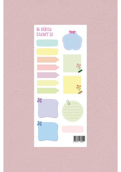 M50 – Post-It Temalı Sticker Seti