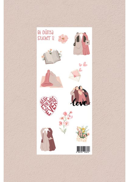 M12 - Ahirete Kadar Yolumuz Var - Islami Sticker Paketi