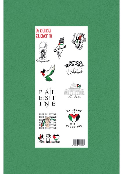 M10 - Filistin Davası - Sticker Paketi