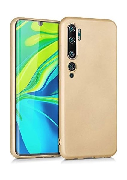 Matte Silicone Xiaomi Mi Note 10 Için Kılıf Gold [mi Note 10 ile Uyumlu Kılıf - Gold] modelleri